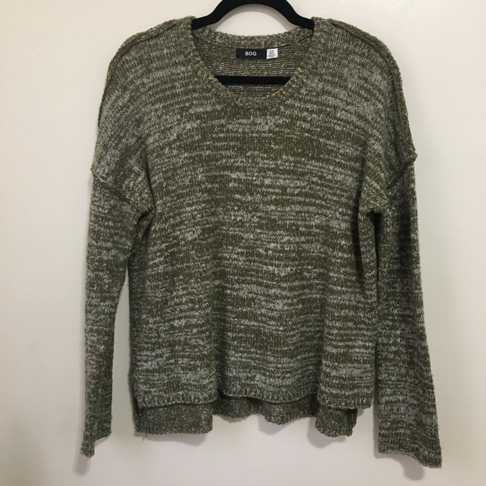 BDG drop shoulder marled space dye sweater AW20